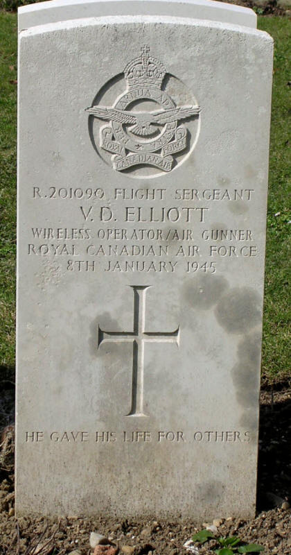 Sgt Verne Douglas Elliott<br /><br /><br />died on active duty - January 8th, 1945